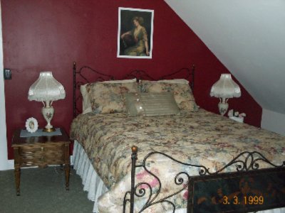The Pine Room Antique Painted Queen Bed